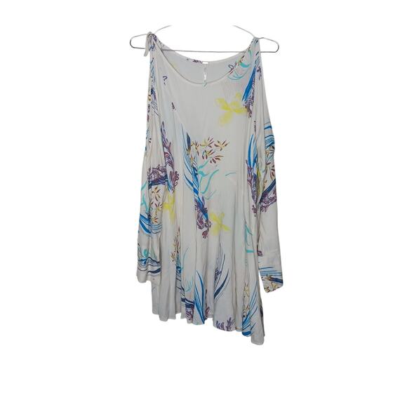 Free People Clear Skies Printed Tunic Dress SZ M Reg $138 - Picture 4 of 10